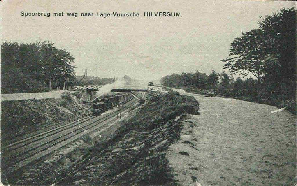 Spoorbrug+met+weg+naar+Lage+Vuursche1909+F.+Fischer+nr+21